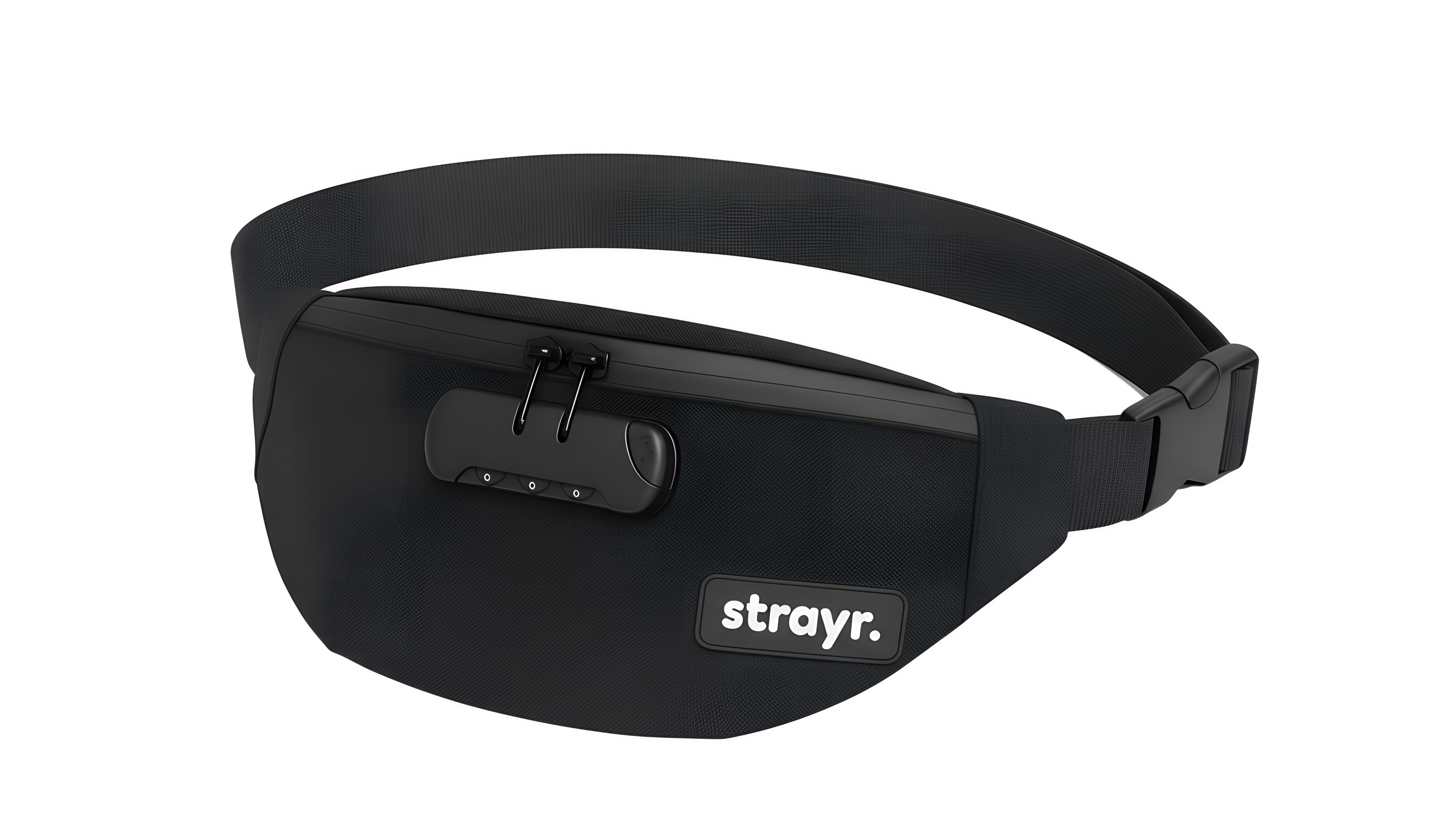 STRAYR Anti-Theft Lockable Sling Bag - Original Black