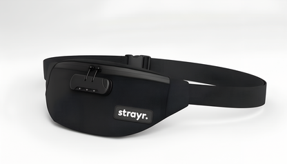 strayr.™ Anti-Theft Lockable Fanny Pack - Original Black